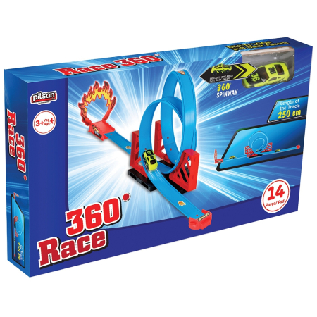 Pista de masini Pilsan Race 360 blue cu masinuta [1]