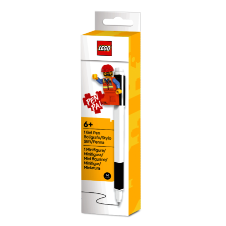 Noutati - Pix cu gel LEGO negru - Minifigurina