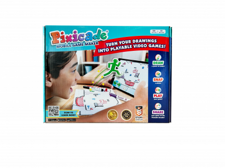 Pixicade -  kit creativ multipremiat pentru a transforma desenele copiilor in jocuri video pentru mobil sau tableta, editie jocuri nelimitate [8]