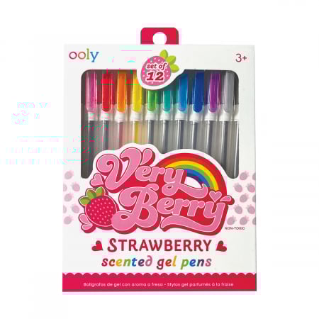 Cadouri Fete - Pixuri cu gel parfumate Very Berry - Set de 12