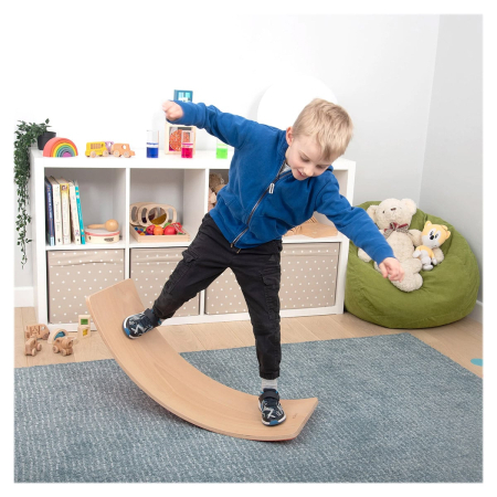 Placa de echilibru din lemn, TickiT [1]