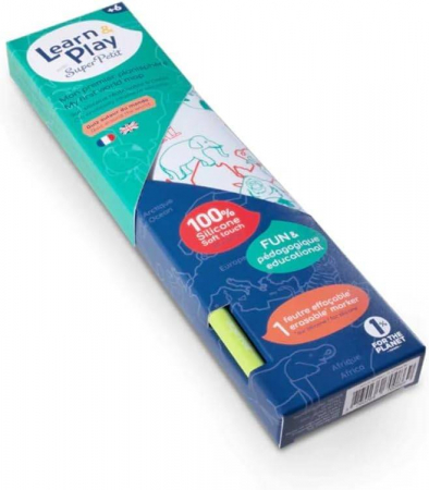 Plansa de colorat din silicon - HARTA LUMII [3]