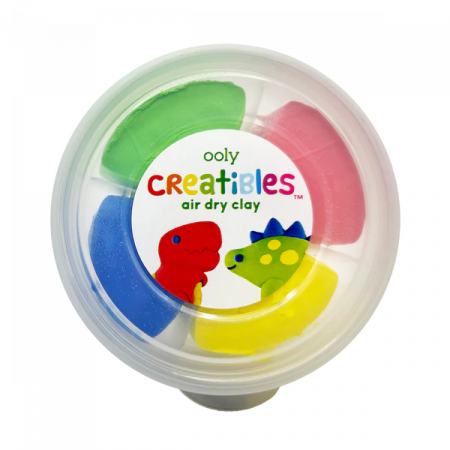 Plastilina cu uscare la aer - Dino, Creatibles, set DIY 4 culori [1]