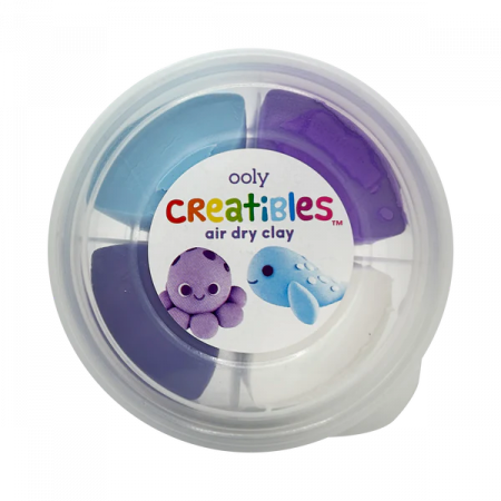 Plastilina cu uscare la aer - Ocean, Creatibles, set DIY 4 culori [4]