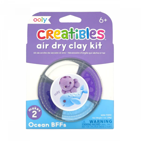 Plastilina cu uscare la aer - Ocean, Creatibles, set DIY 4 culori [1]