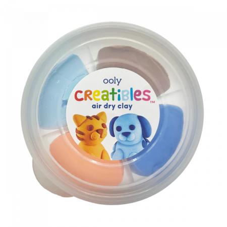 Plastilina cu uscare la aer - Pet, Creatibles, set DIY 4 culori [2]