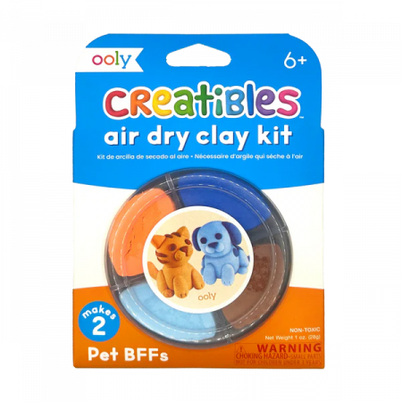 Plastilină - Plastilina cu uscare la aer - Pet, Creatibles, set DIY 4 culori