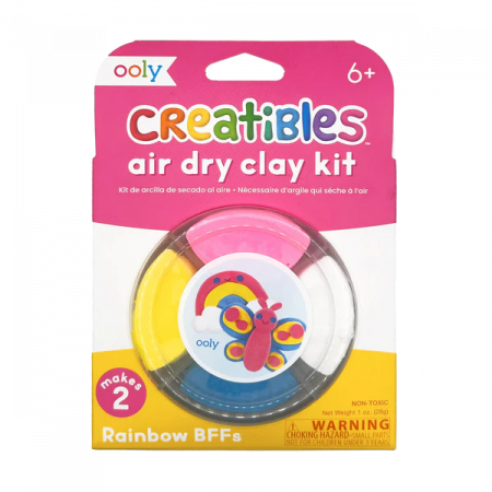Plastilina cu uscare la aer - Rainbow, Creatibles, set DIY 4 culori [1]