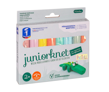 Modelat - Plastilina non-toxica - 8 culori pastel