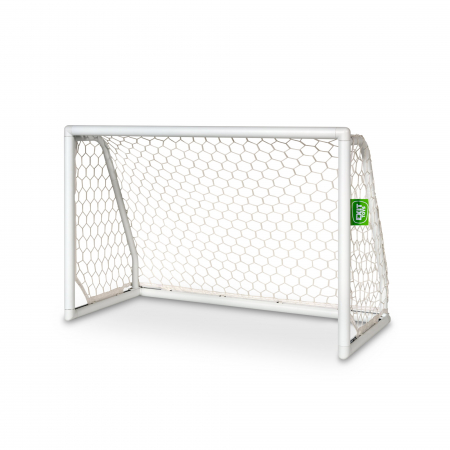 Jucarii de exterior - Poartă de fotbal din aluminiu, Scala, 120x80cm - alb, Exit Toys