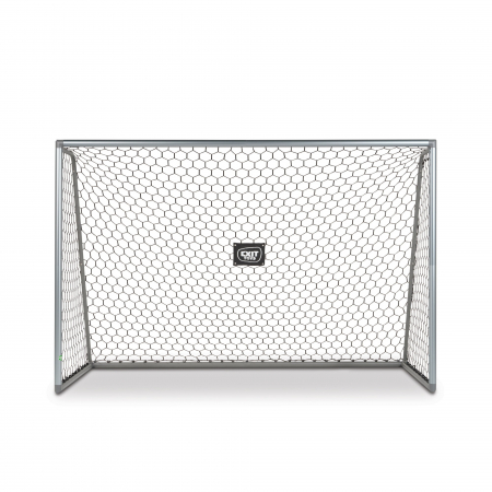 Poartă de fotbal din aluminiu, Scala, 300x200cm - argintiu mat, Exit Toys [2]