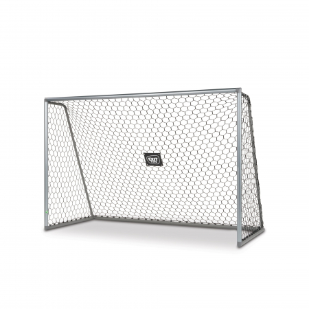 Jucarii de exterior - Poartă de fotbal din aluminiu, Scala, 300x200cm - argintiu mat, Exit Toys