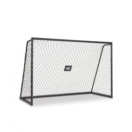 Poartă de fotbal din aluminiu, Scala, 300x200cm - negru, Exit Toys [1]