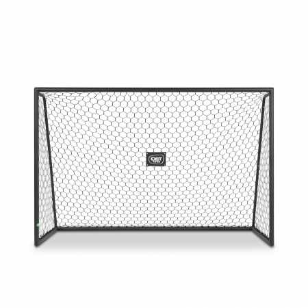 Poartă de fotbal din aluminiu, Scala, 300x200cm - negru, Exit Toys [2]