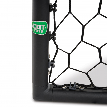 Poartă de fotbal din aluminiu, Scala, 300x200cm - negru, Exit Toys [4]