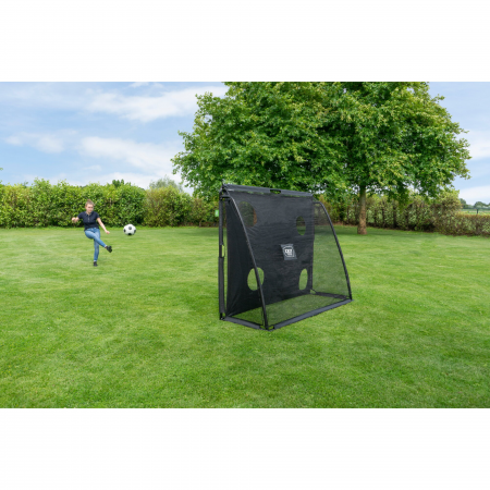 Poartă de fotbal din oțel, Coppa, 220x170cm - negru, Exit Toys [13]