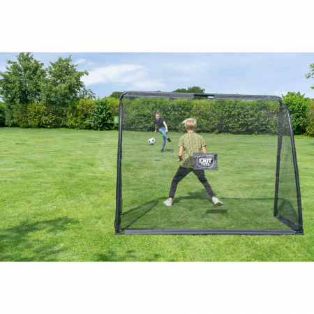 Poartă de fotbal din oțel, Coppa, 220x170cm - negru, Exit Toys [10]