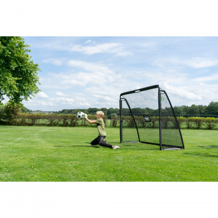 Poartă de fotbal din oțel, Coppa, 220x170cm - negru, Exit Toys [9]
