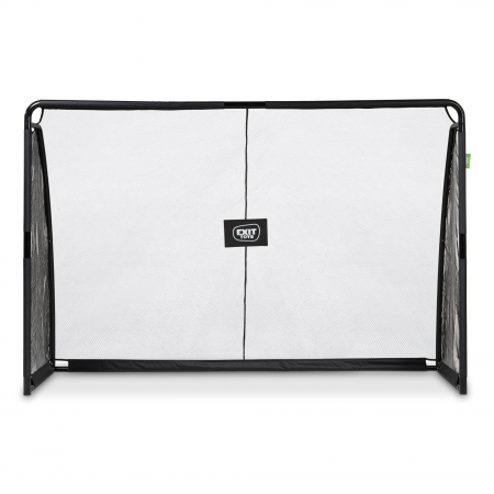 Poartă de fotbal din oțel, Finta, 300x200cm - negru, Exit Toys [3]