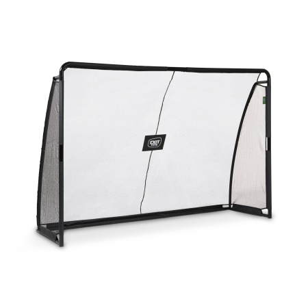 Poartă de fotbal din oțel, Finta, 300x200cm - negru, Exit Toys [2]