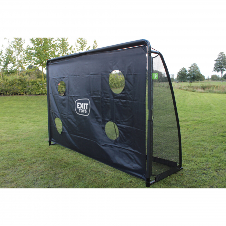 Poartă de fotbal din oțel, Finta, 300x200cm - negru, Exit Toys [9]