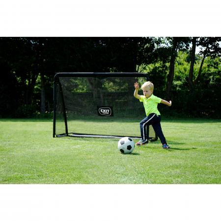Poartă de fotbal din oțel, Maestro 180x120cm - negru, Exit Toys [9]