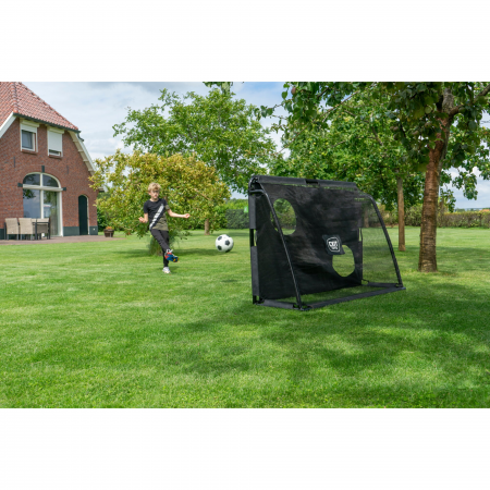 Poartă de fotbal din oțel, Maestro 180x120cm - negru, Exit Toys [13]