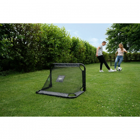 Poartă de fotbal din oțel, Pico, 90x60cm (set de 2 bucăți) - negru, Exit Toys [7]