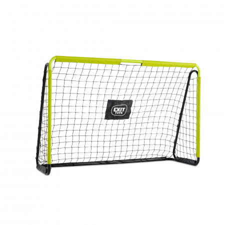 Poartă de fotbal din oțel, Tempo, 180x120cm - verde/negru, Exit Toys [1]