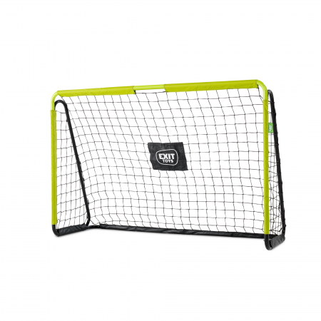Jucarii de exterior - Poartă de fotbal din oțel, Tempo, 180x120cm - verde/negru, Exit Toys