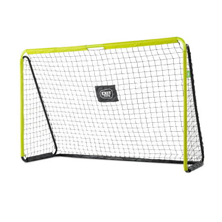Jucarii de exterior - Poartă de fotbal din oțel, Tempo, 240x160cm - verde/negru, Exit Toys