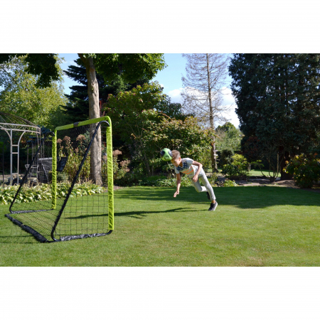 Poartă de fotbal din oțel, Tempo, 240x160cm - verde/negru, Exit Toys [6]