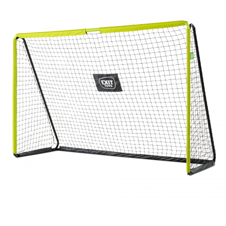 Jucarii de exterior - Poartă de fotbal din oțel, Tempo, 300x200cm - verde/negru, Exit Toys