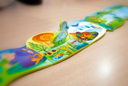 Poveste puzzle Ratusca cea urata - Miniland [1]