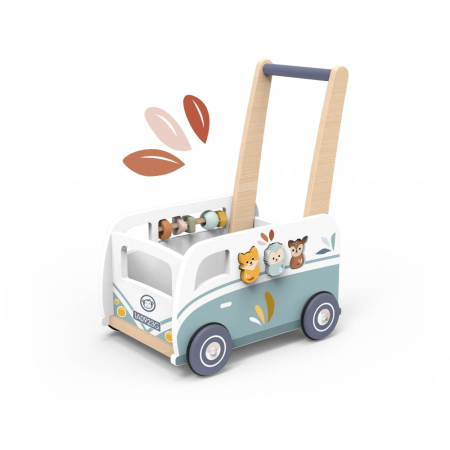 Jucarii de Tras-impins - Premergator cu activitati educative, Speedy Monkey