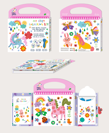 Primul meu kit de desenat - Prietenii Unicorni, Haku Yoka, portabil [6]