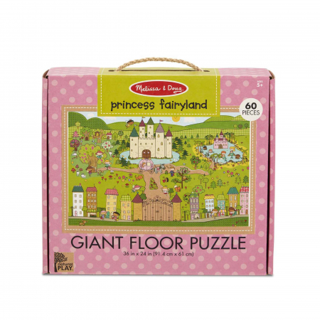 Primul meu puzzle de podea eco Tinutul Printelesor - Melissa & Doug [2]