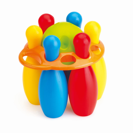 Jucarii de Indemanare - Primul meu set de bowling - 6 popice