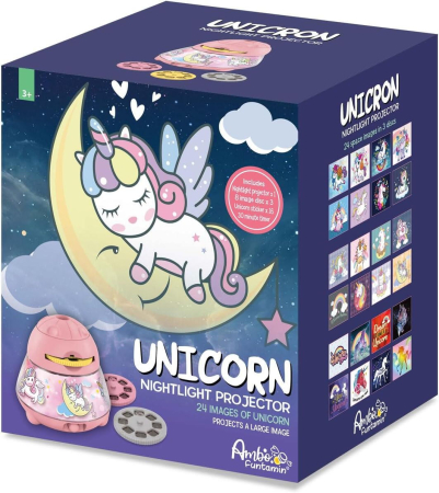 7-10 ani - Proiector 2 in 1 - Magia unicornilor