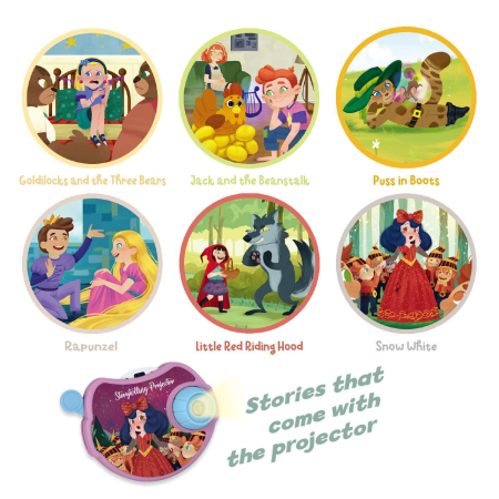 Proiector cu 6 povesti - Rapunzel, Jack si vrejul de fasole, etc [2]
