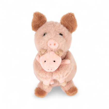 Noutati - Purcelusa de plus cu puiut, Egmont Toys