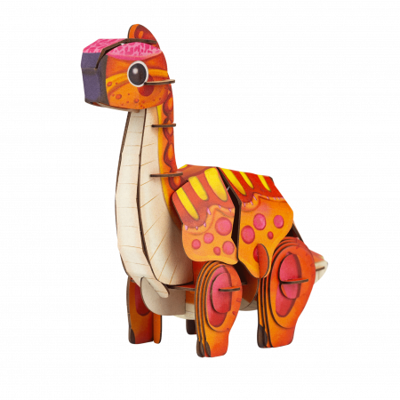 Puzzle 3D cu sunete - Brachiosaurus, Build 'n' Sound [1]