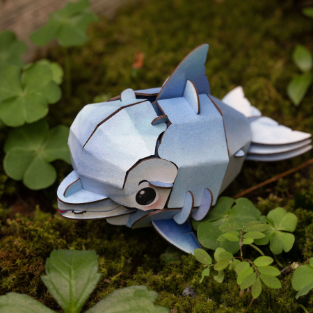 Puzzle 3D cu sunete - Delfin, Build 'n' Sound [7]