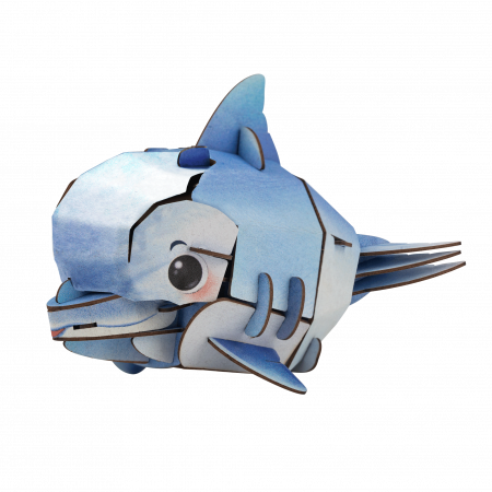 Puzzle 3D cu sunete - Delfin, Build 'n' Sound [1]