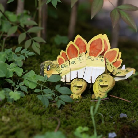 Puzzle 3D cu sunete - Stegosaurus, Build 'n' Sound [4]