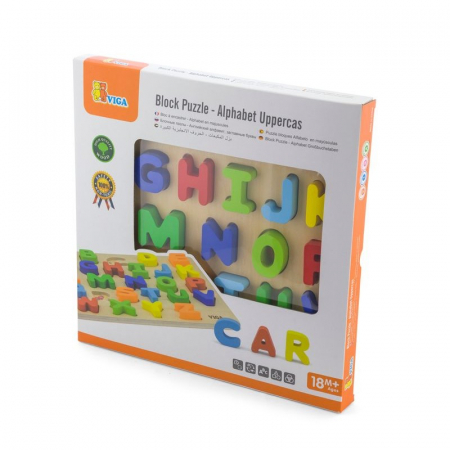 Puzzle 3D Litere mari, Viga [1]