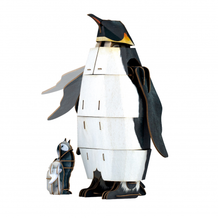 Puzzle 3D reglabil - Pinguin Imperial (deluxe) [4]