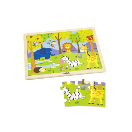 Puzzle animale din safari
