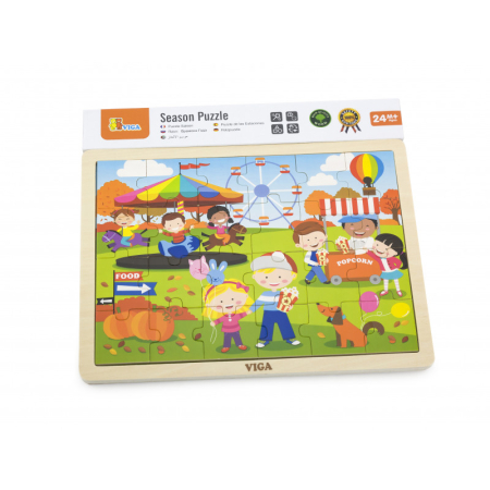 Puzzle anotimpuri, Toamna, 24 piese, Viga [2]
