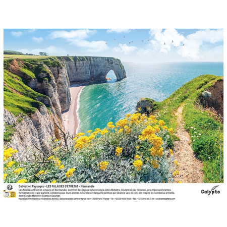 Puzzle carton 1000 piese - Falezele ETRETAT, Normandia - Sentosphere [1]